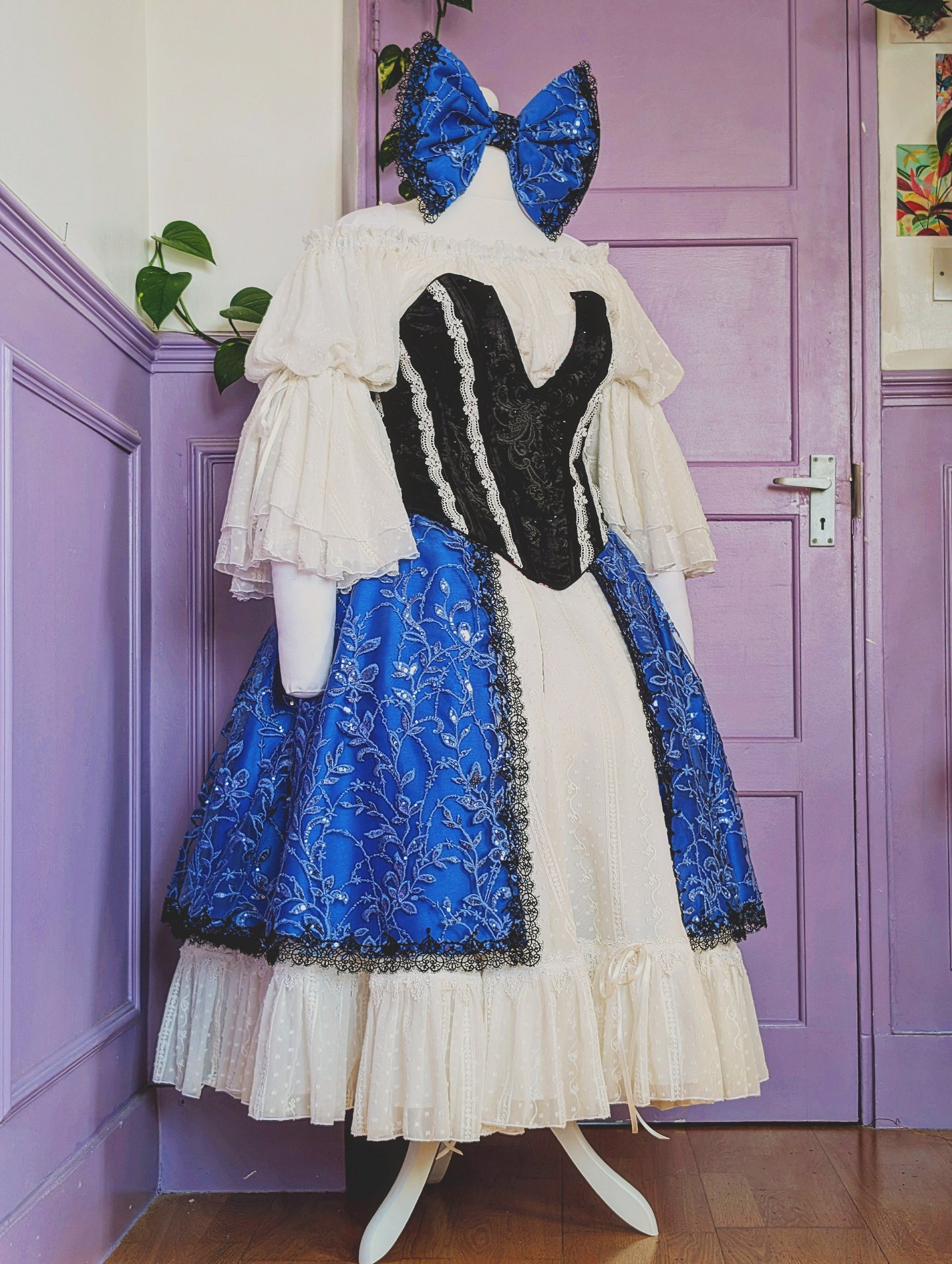 dark blue dress coat Dress for Downton Abbey dinner Titanic event or alternative blue weddi –  Cosplayrr main image 1